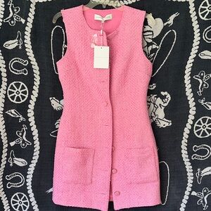 Endless Rose Pink Textured Mini Dress